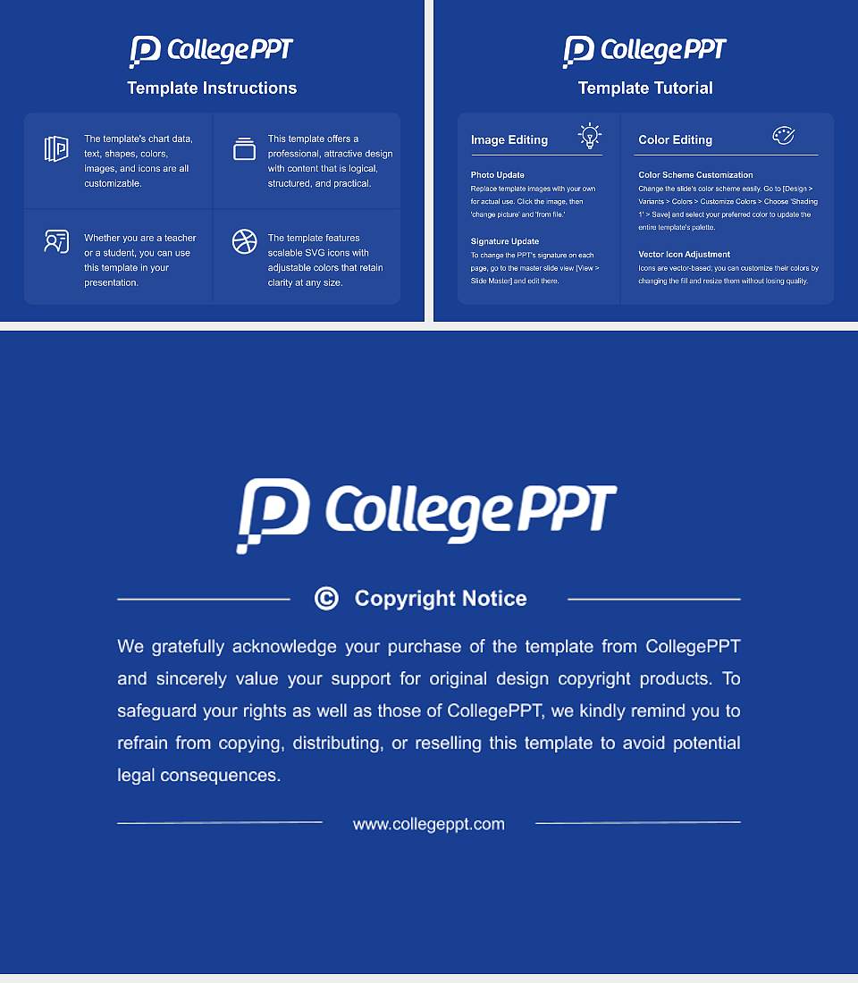 Spalding University Course/Courseware Creation PPT Template4:3 ratio PPT effect preview image5
