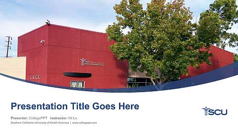 Southern California University of Health Sciences Course/Courseware Creation PPT Template