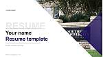 Southern University Law Center CV PPT-sjabloon
