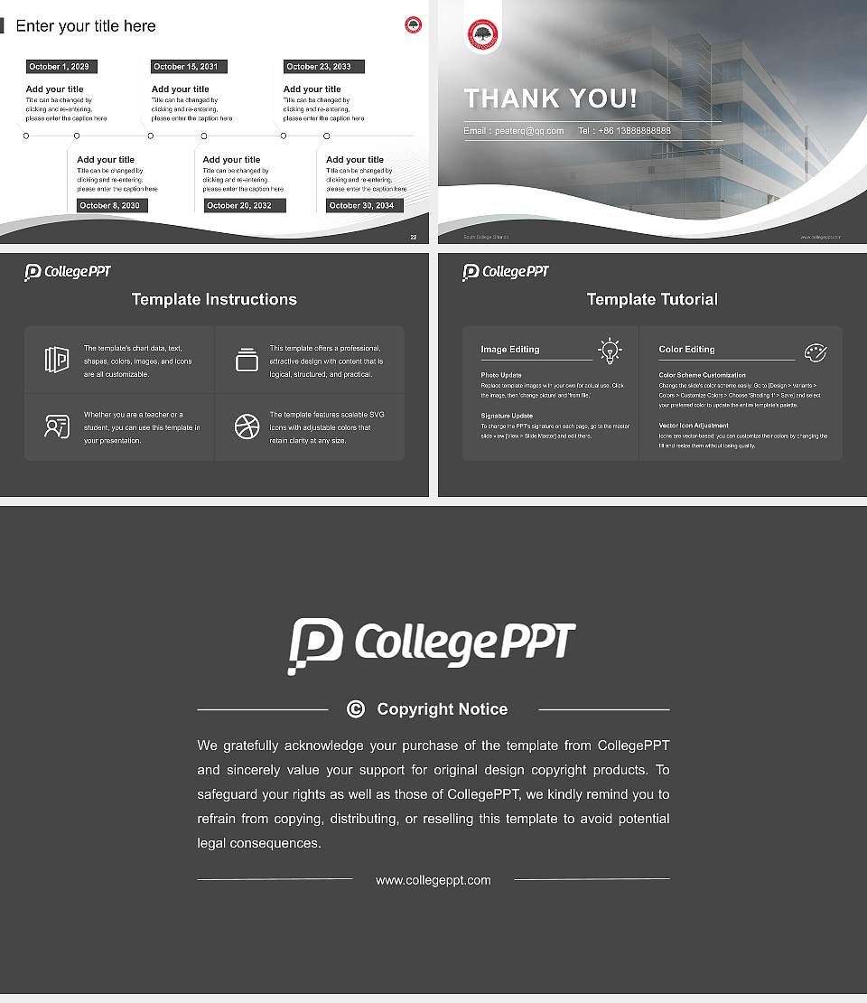 South College Orlando Lecture Sharing and Networking Event PPT Template16:9 ratio PPT effect preview image4