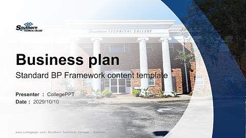 Southern Technical College – Sanford Competition/Entrepreneurship Contest PPT Template