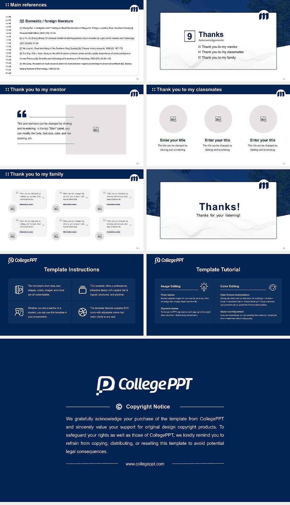 South Dakota School of Mines and Technology Graduation Thesis Defense PPT Template16:9 ratio PPT effect preview image7