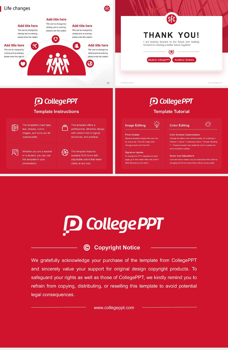 St Francis College National Scholarship Defense PPT Template4:3 ratio PPT effect preview image4