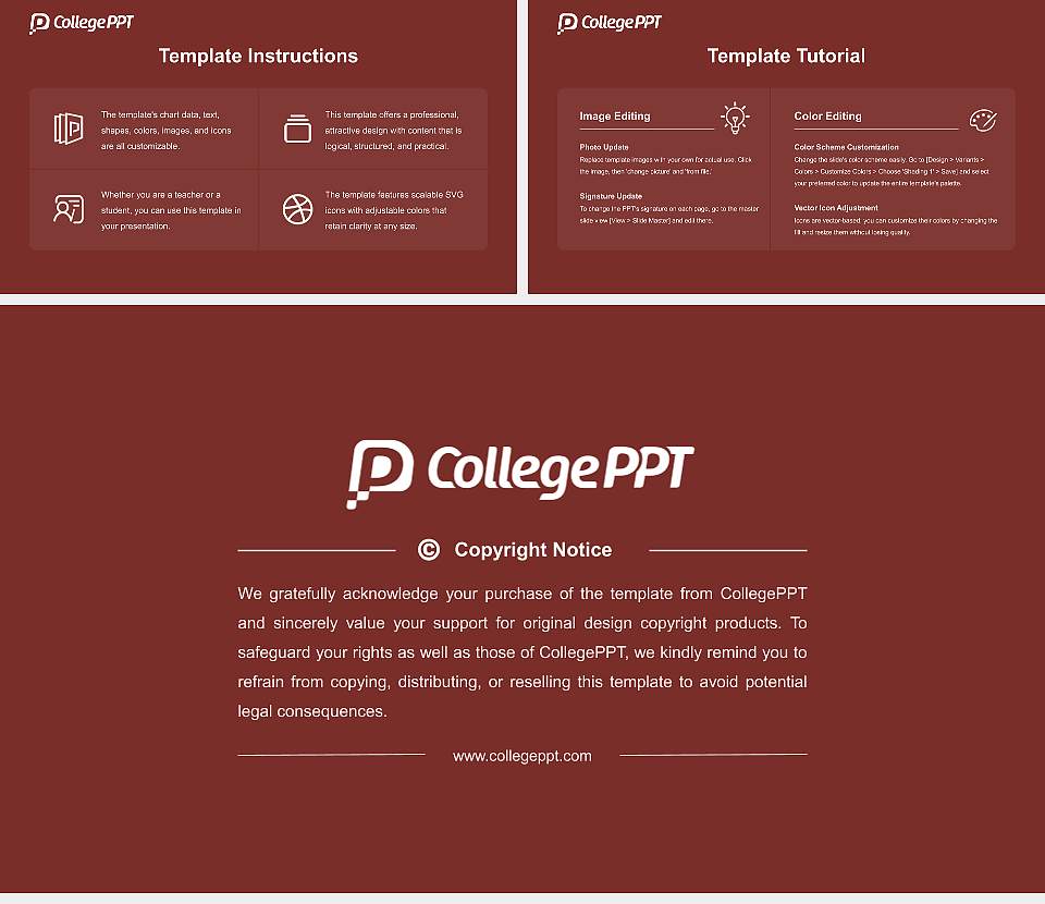 Southwestern Adventist University Course/Courseware Creation PPT Template16:9 ratio PPT effect preview image5