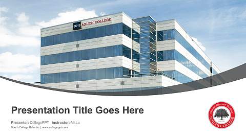 South College Orlando Course/Courseware Creation PPT Template