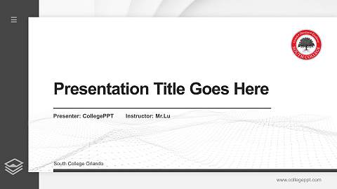 South College Orlando Thesis Proposal/Graduation Defense PPT Template