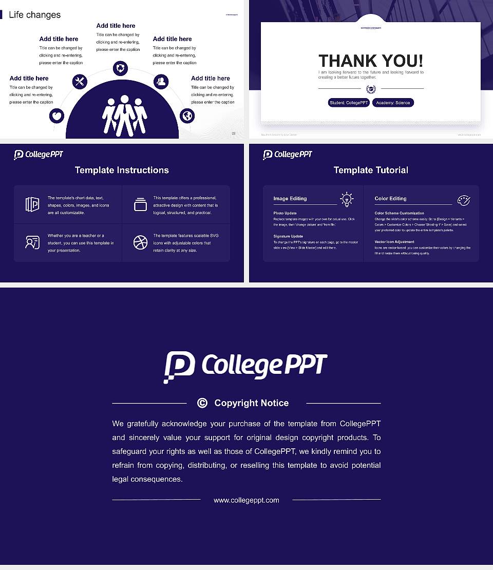 Southern University Law Center National Scholarship Defense PPT Template16:9 ratio PPT effect preview image4