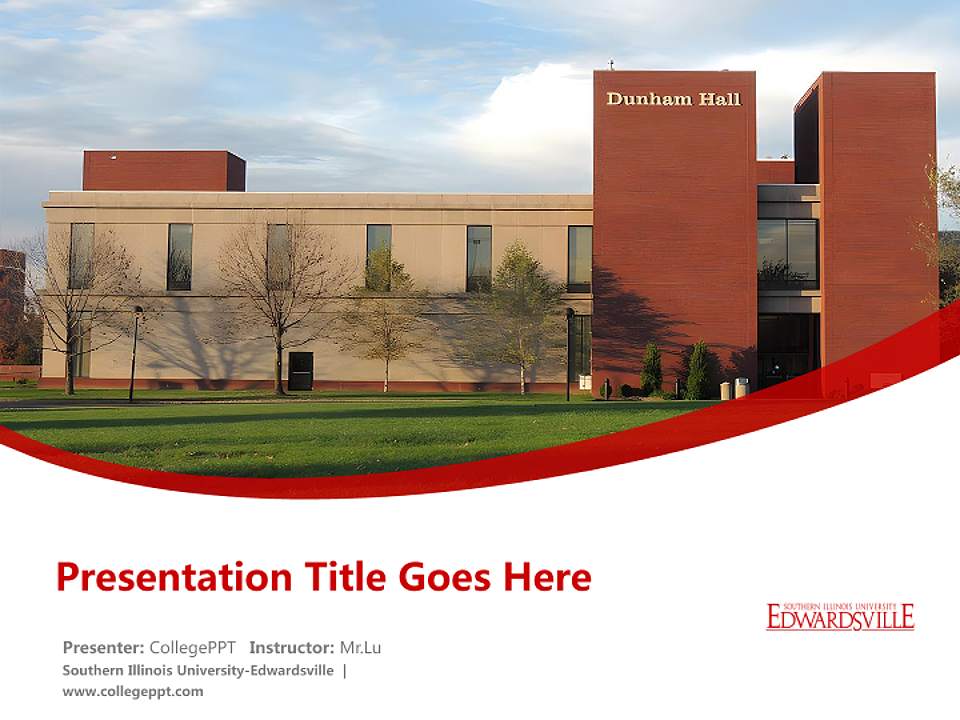Southern Illinois University-Edwardsville Course/Courseware Creation PPT Template4:3 ratio PPT effect preview image5
