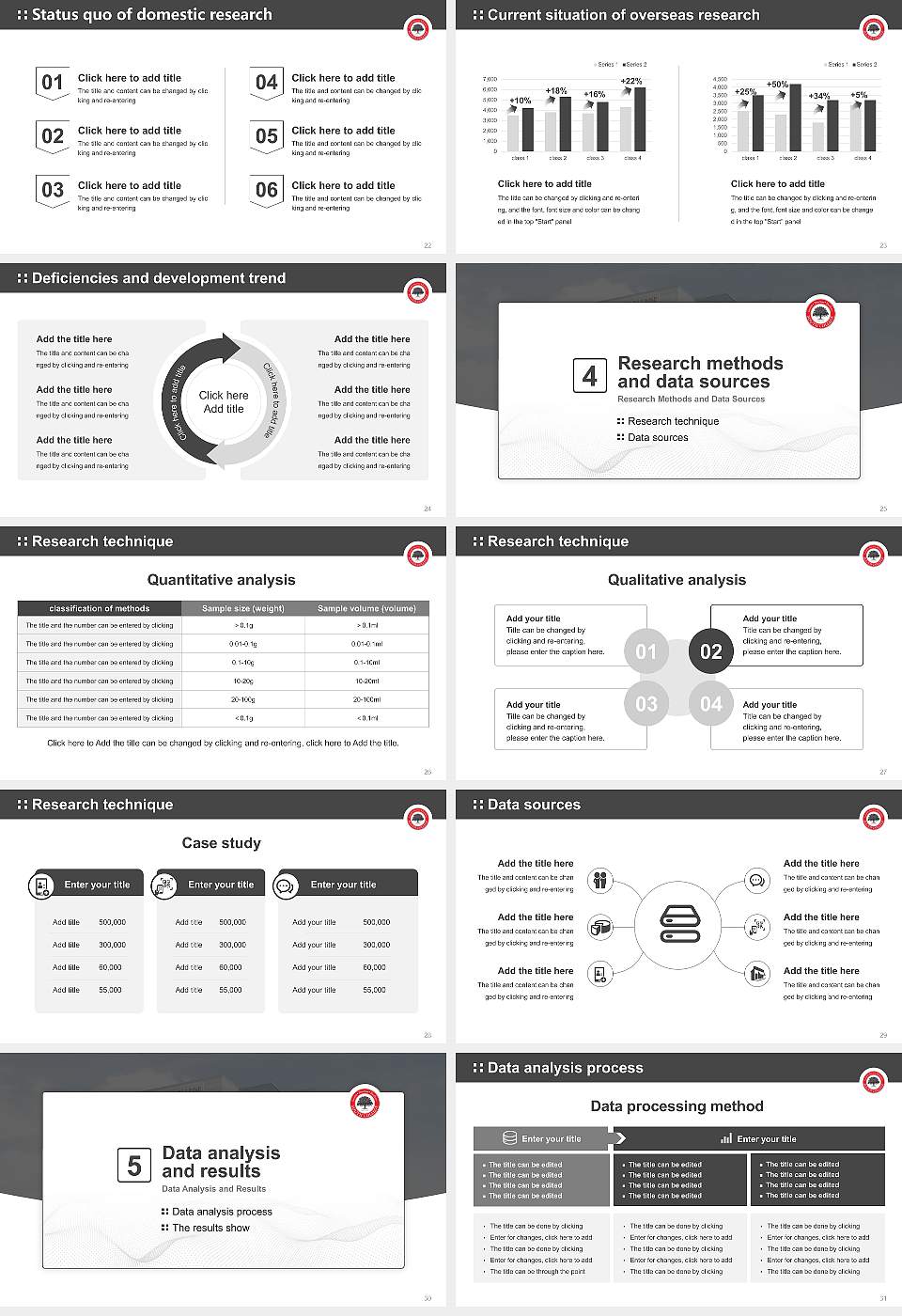 South College Orlando Graduation Thesis Defense PPT Template16:9 ratio PPT effect preview image4