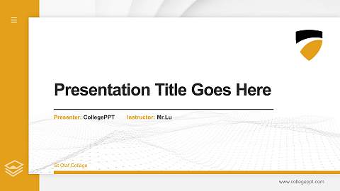 St Olaf College Thesis Proposal/Graduation Defense PPT Template