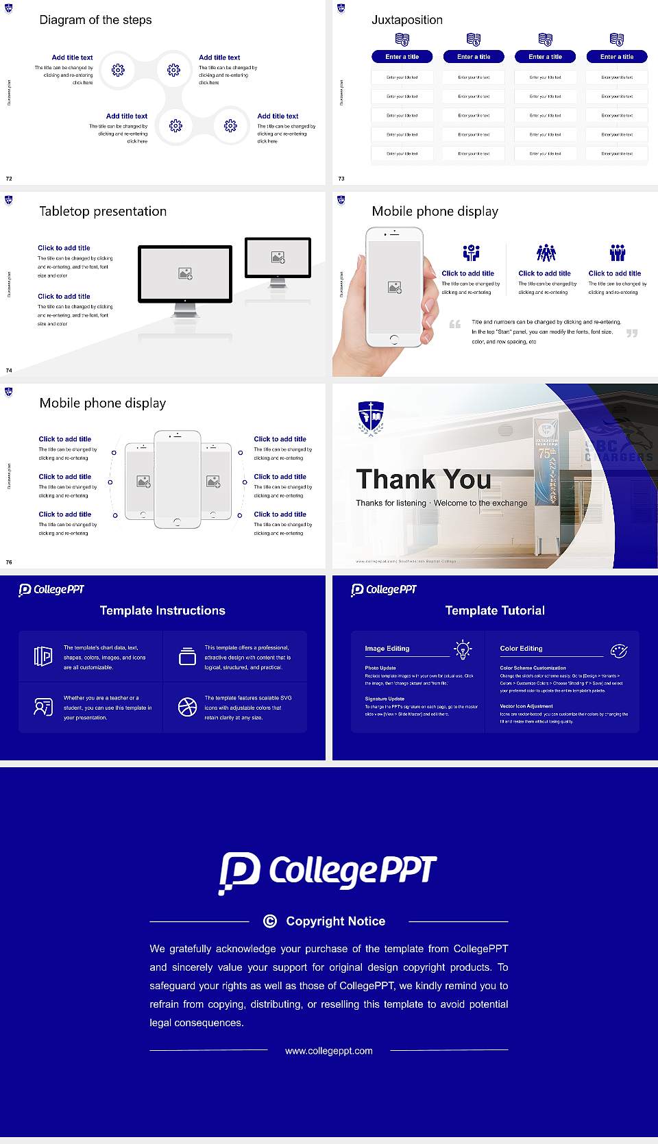 Southeastern Baptist College Competition/Entrepreneurship Contest PPT Template16:9 ratio PPT effect preview image9