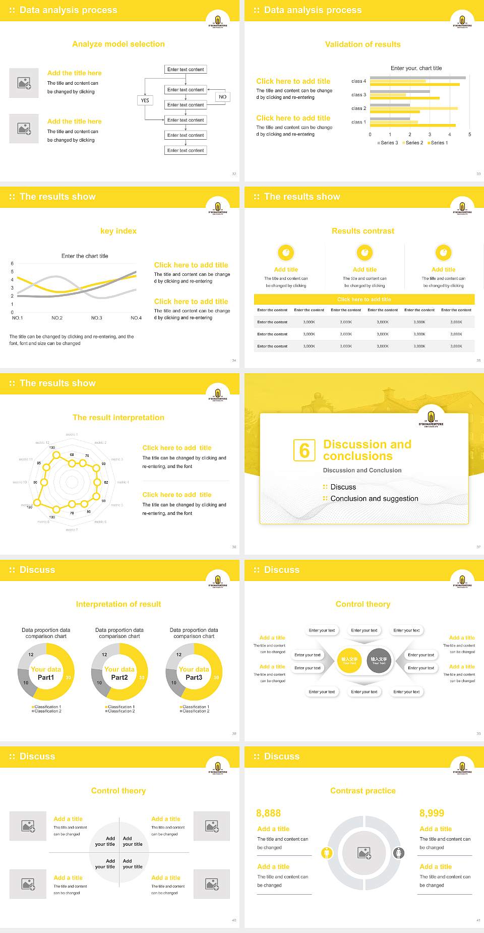 St Bonaventure University Graduation Thesis Defense PPT Template4:3 ratio PPT effect preview image5