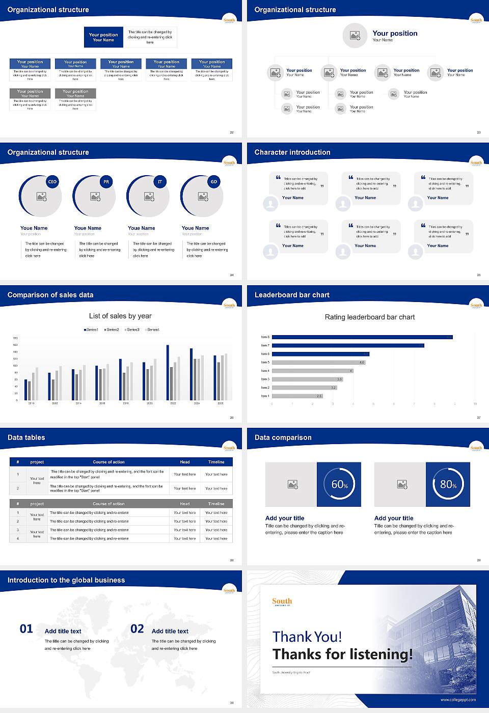 South University-Virginia Beach Academic Presentation/Research Findings Report PPT Template16:9 ratio PPT effect preview image4