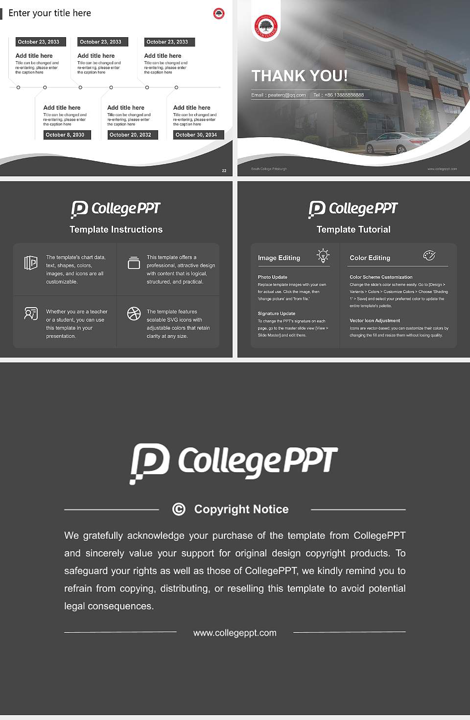 South College Pittsburgh Lecture Sharing and Networking Event PPT Template4:3 ratio PPT effect preview image4