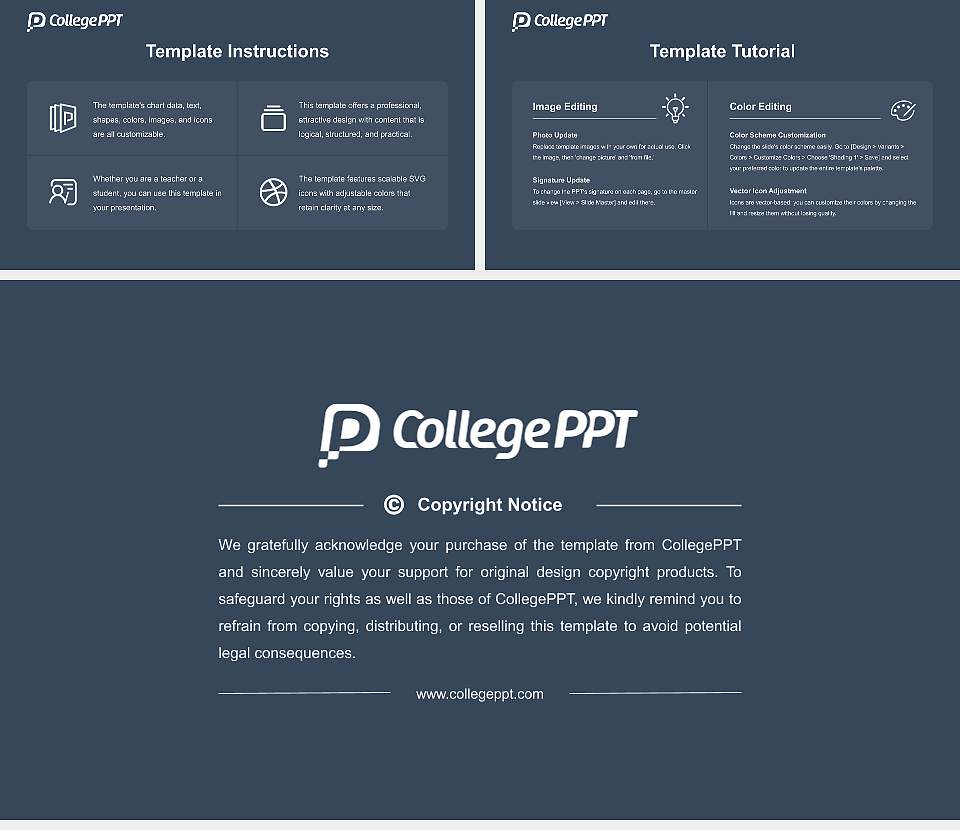 Southern States University Academic Presentation/Research Findings Report PPT Template16:9 ratio PPT effect preview image5