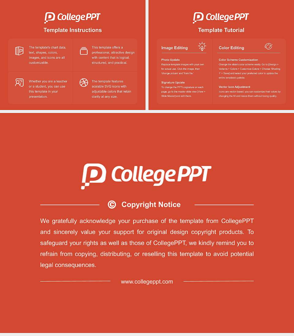 St. John’s College Academic Presentation/Research Findings Report PPT Template4:3 ratio PPT effect preview image5