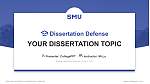 南卫理公会大学论文答辩PPT模板