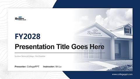Southern Technical College – Port Charlotte Academic Presentation/Research Findings Report PPT Template