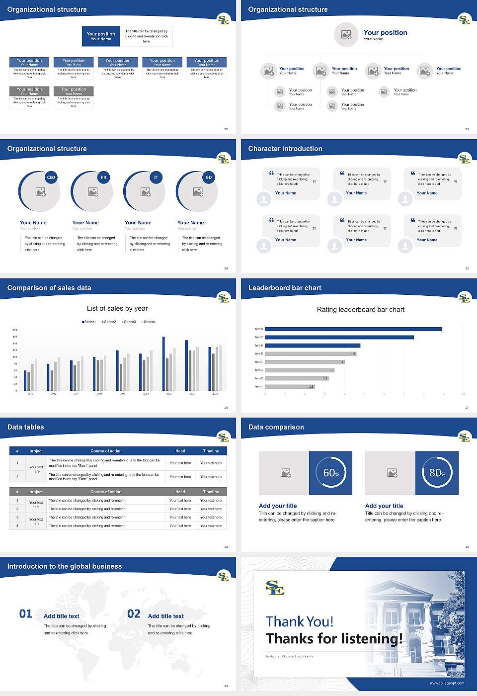 Southeastern Oklahoma State University Academic Presentation/Research Findings Report PPT Template16:9 ratio PPT effect preview image4