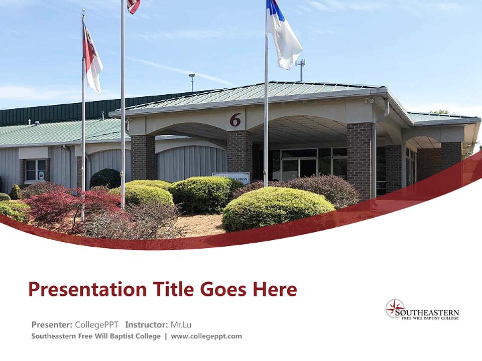 Southeastern Free Will Baptist College Course/Courseware Creation PPT Template4:3 ratio PPT effect preview image5