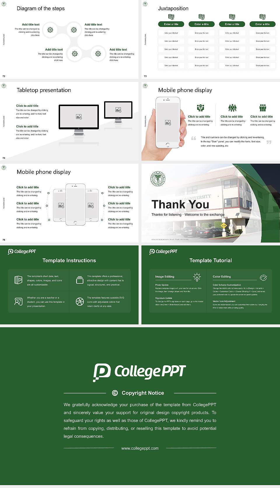 South Baylo University Competition/Entrepreneurship Contest PPT Template16:9 ratio PPT effect preview image9