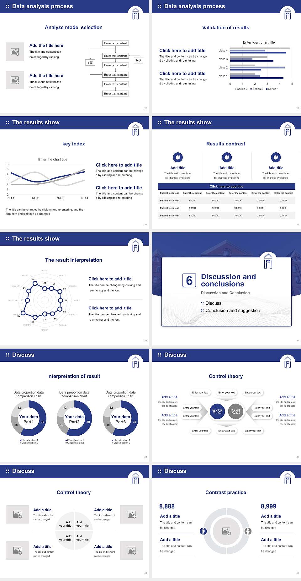 Spelman College Graduation Thesis Defense PPT Template4:3 ratio PPT effect preview image5