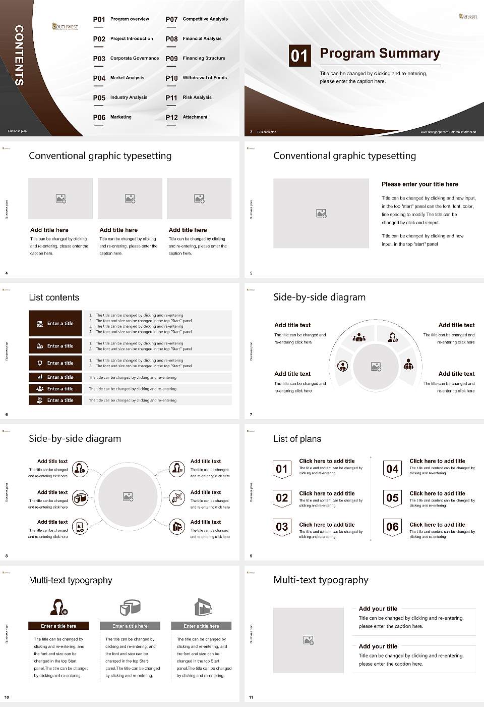 Southwest Minnesota State University Competition/Entrepreneurship Contest PPT Template16:9 ratio PPT effect preview image2