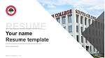 South College Atlanta सीवी PPT टेम्पलेट