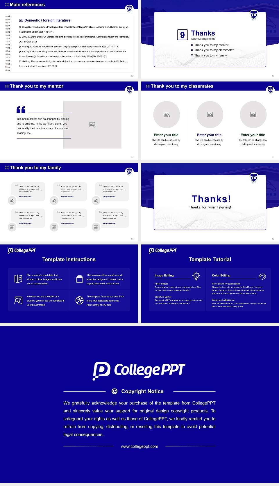 Southeastern Baptist College Graduation Thesis Defense PPT Template16:9 ratio PPT effect preview image7