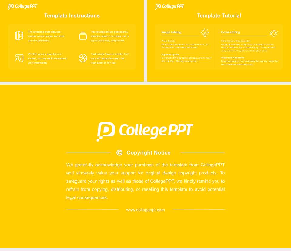 Southwestern University Course/Courseware Creation PPT Template16:9 ratio PPT effect preview image5