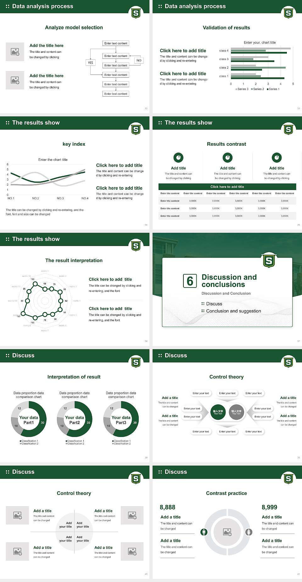 Southeastern Louisiana University Graduation Thesis Defense PPT Template4:3 ratio PPT effect preview image5