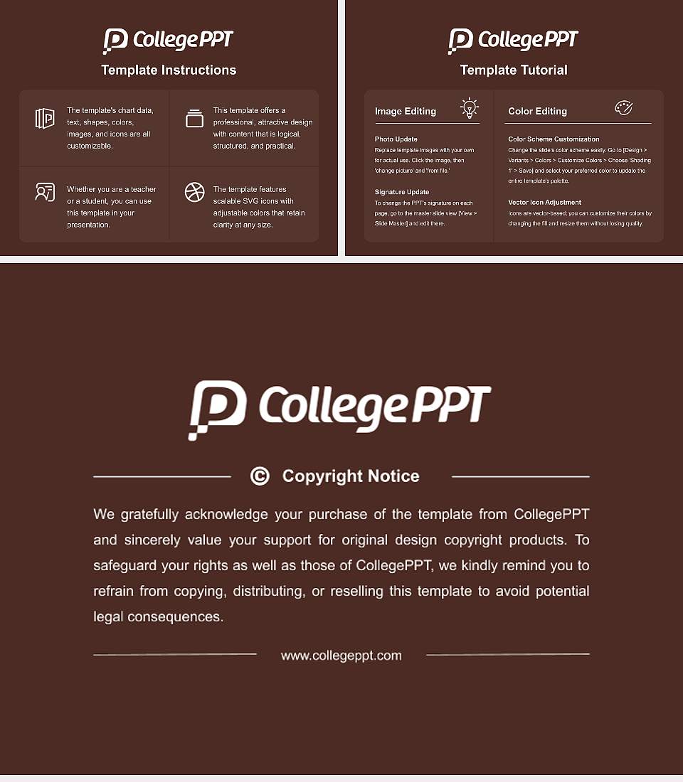 St Lawrence University Course/Courseware Creation PPT Template4:3 ratio PPT effect preview image5