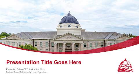 Southeast Missouri State University Course/Courseware Creation PPT Template