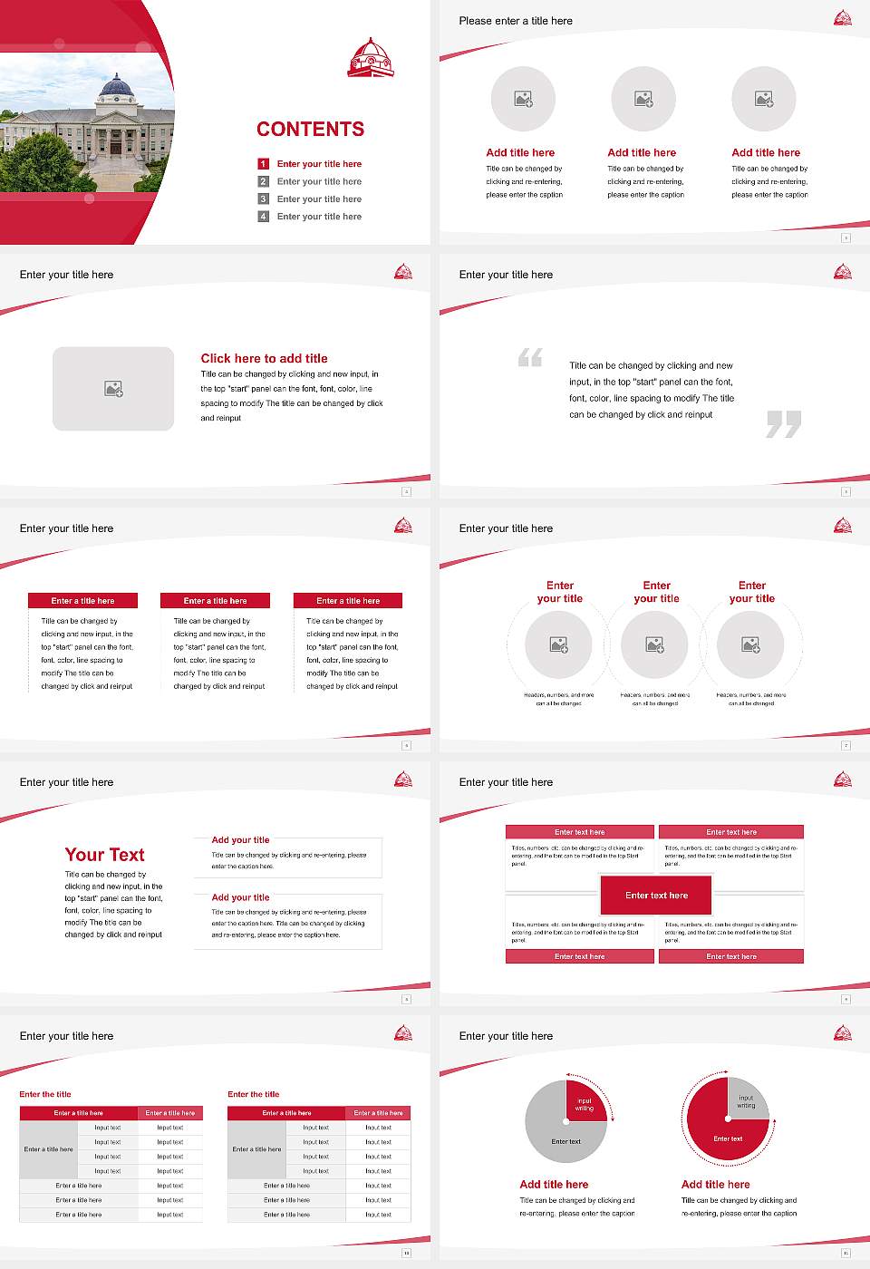 Southeast Missouri State University Course/Courseware Creation PPT Template16:9 ratio PPT effect preview image2