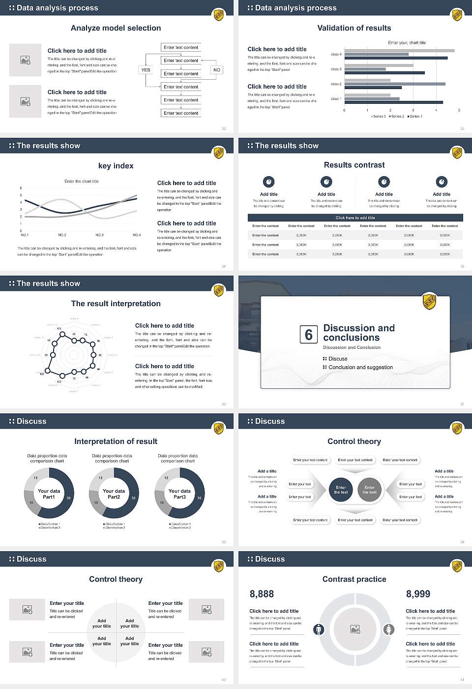 Southern States University Graduation Thesis Defense PPT Template16:9 ratio PPT effect preview image5
