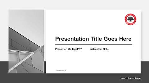 South College General Purpose PPT Template