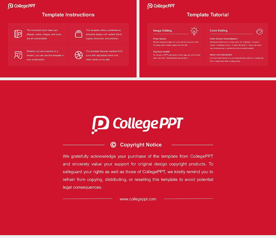 St Francis College Course/Courseware Creation PPT Template16:9 ratio PPT effect preview image5
