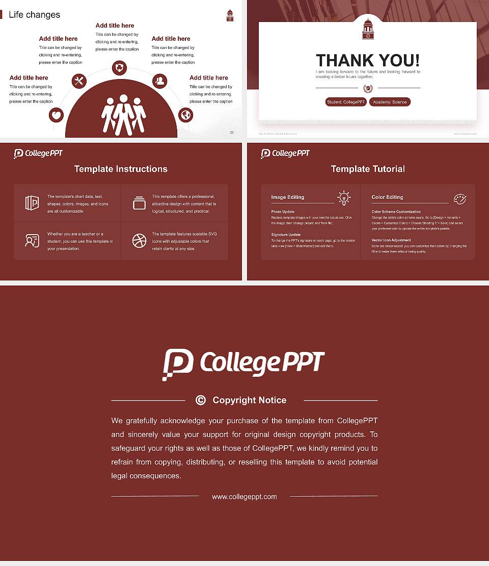 Southwestern Adventist University National Scholarship Defense PPT Template16:9 ratio PPT effect preview image4