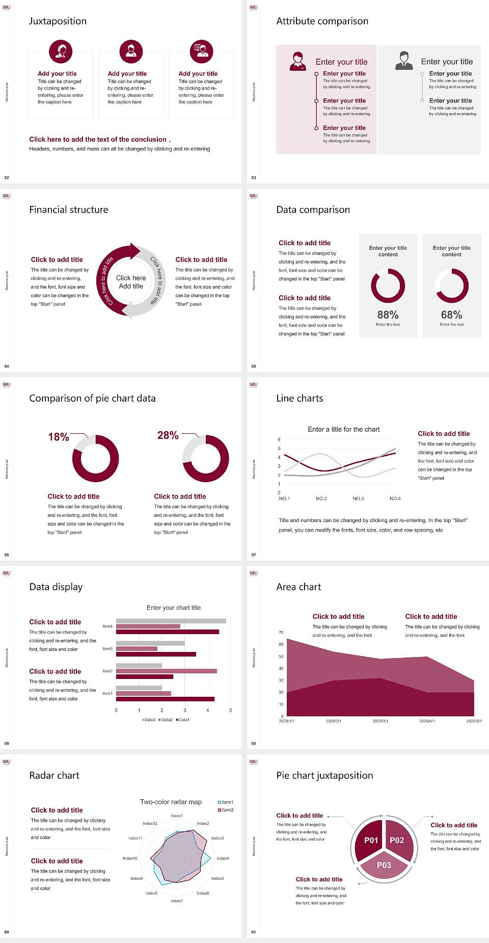 Southern Illinois University-Carbondale Competition/Entrepreneurship Contest PPT Template4:3 ratio PPT effect preview image7