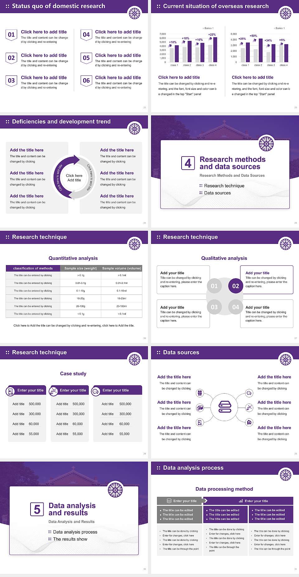 St Catherine University Graduation Thesis Defense PPT Template4:3 ratio PPT effect preview image4