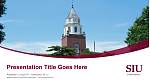 Southern Illinois University-Carbondale Les PPT-sjabloon