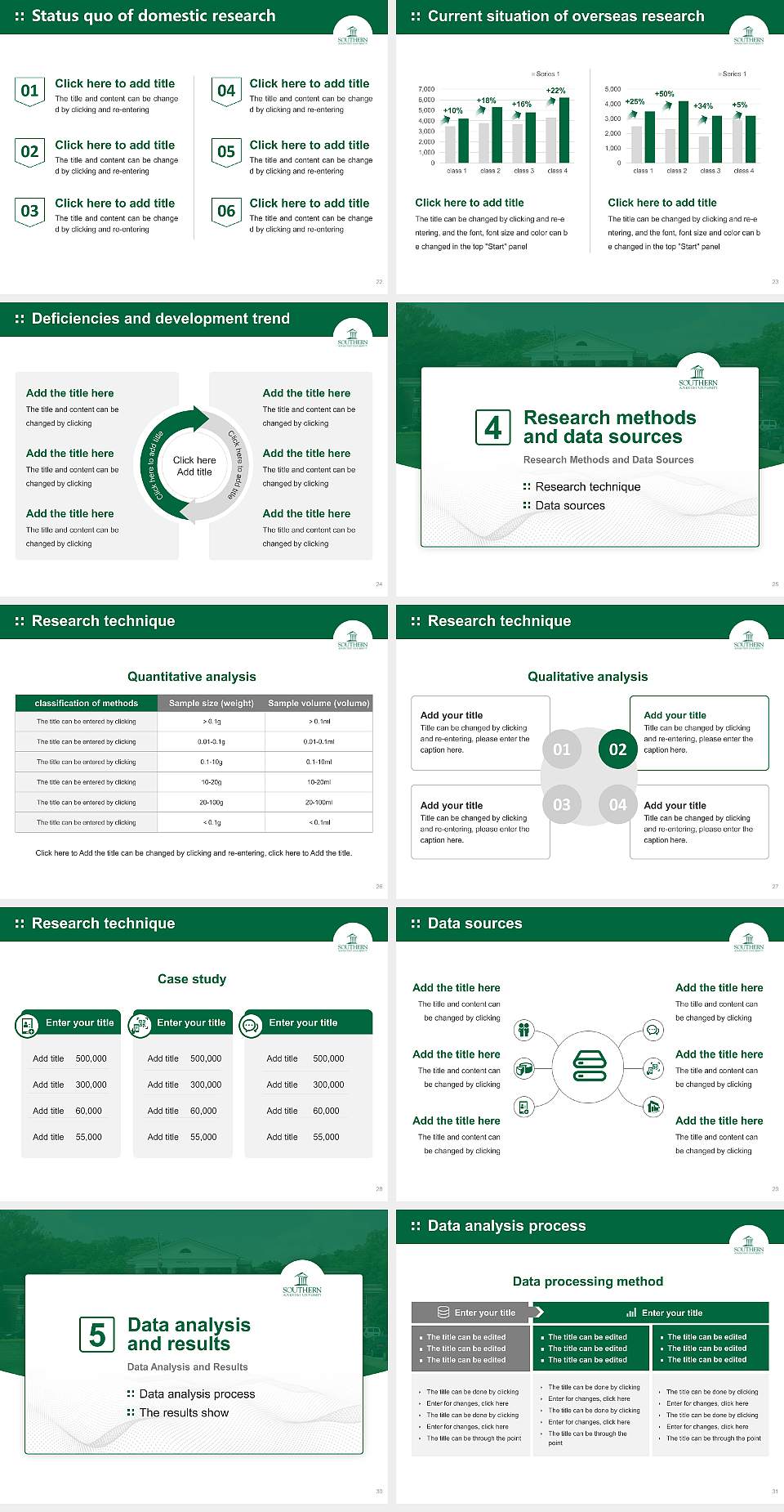 Southern Adventist University Graduation Thesis Defense PPT Template4:3 ratio PPT effect preview image4