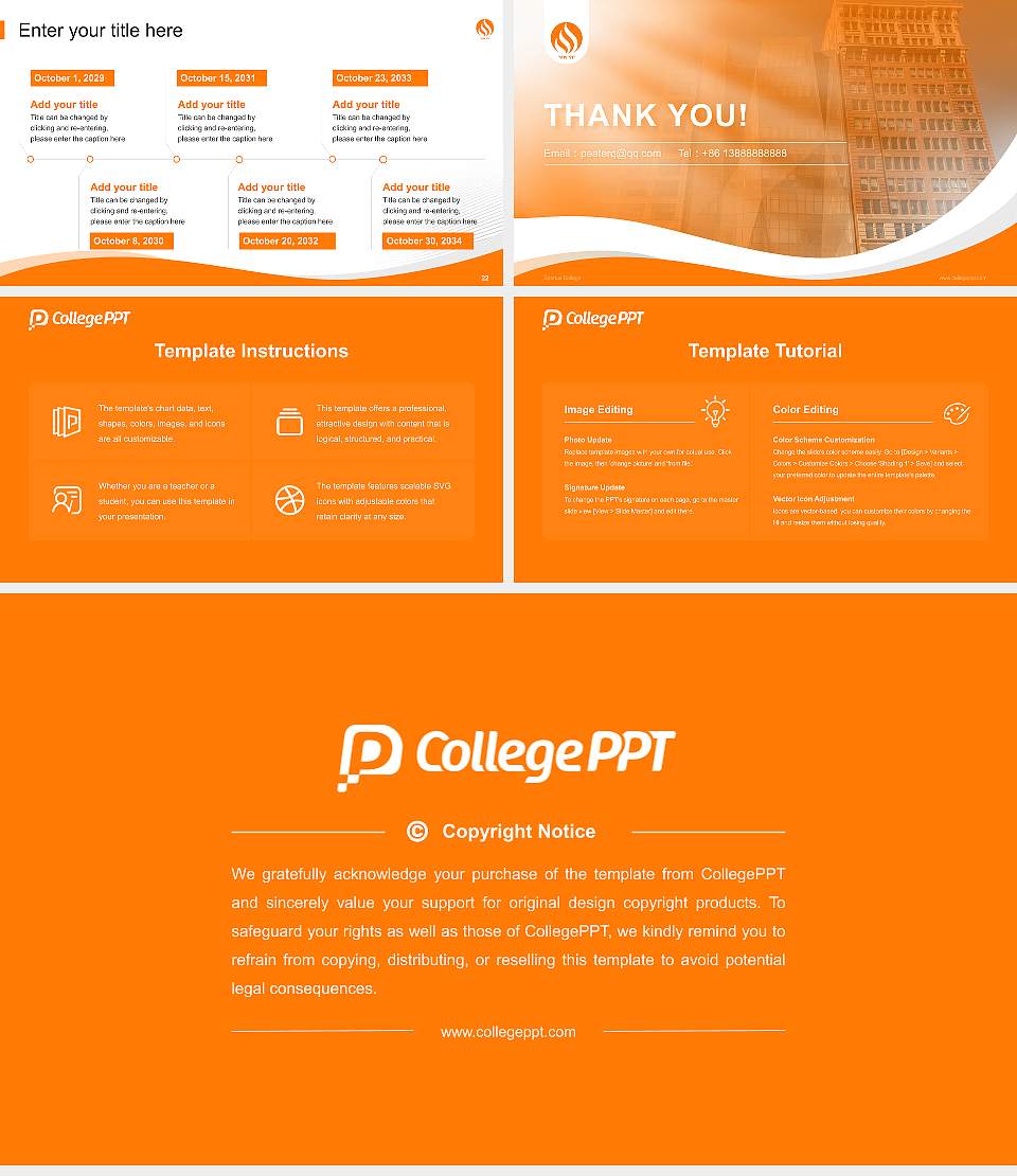 Spertus College Lecture Sharing and Networking Event PPT Template16:9 ratio PPT effect preview image4