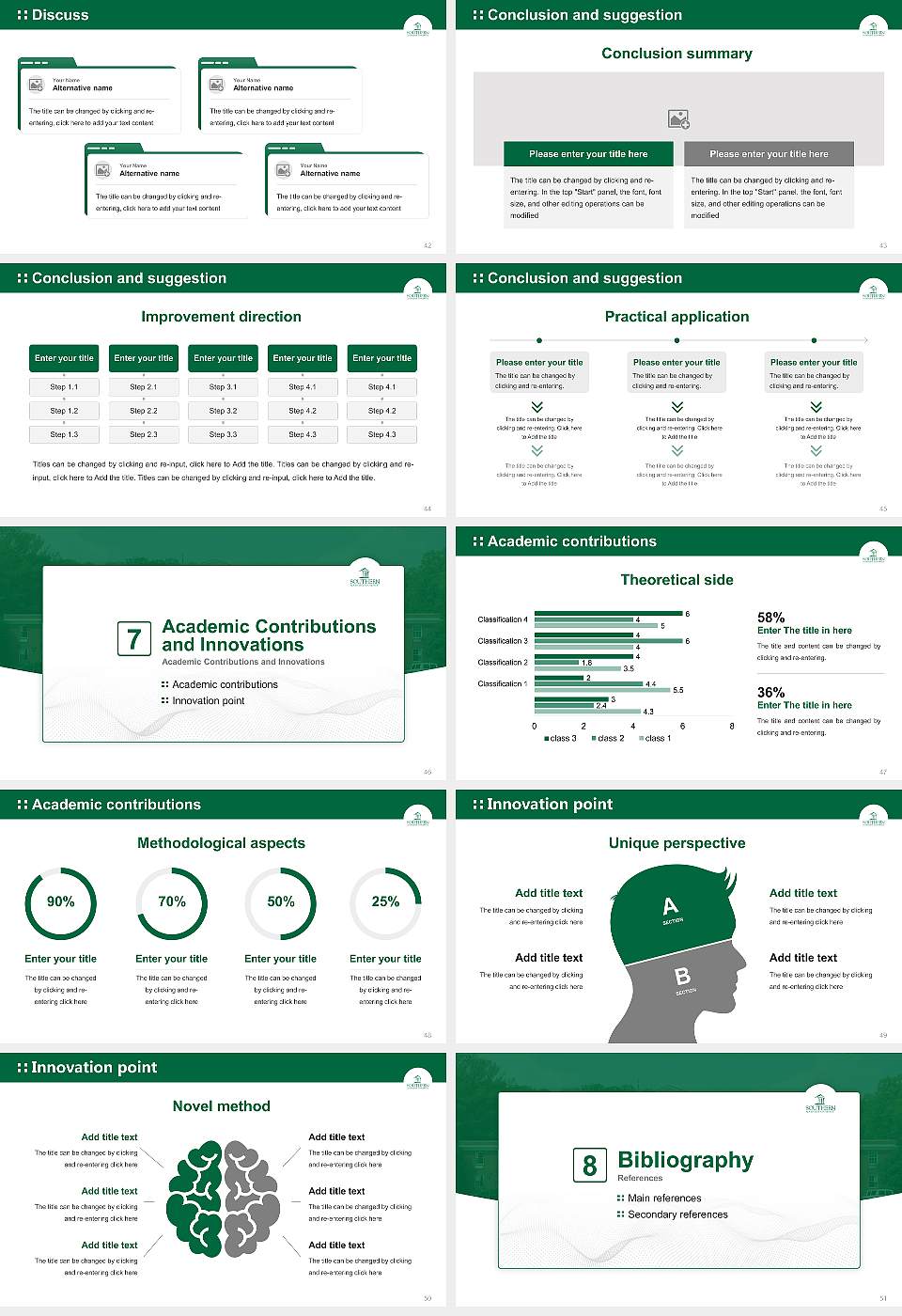 Southern Adventist University Graduation Thesis Defense PPT Template16:9 ratio PPT effect preview image6
