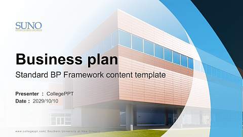 Southern University at New Orleans Competition/Entrepreneurship Contest PPT Template