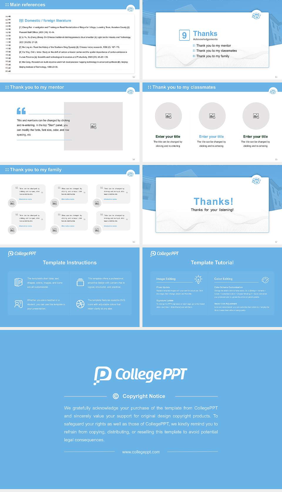 Southern University and a & M College Graduation Thesis Defense PPT Template16:9 ratio PPT effect preview image7