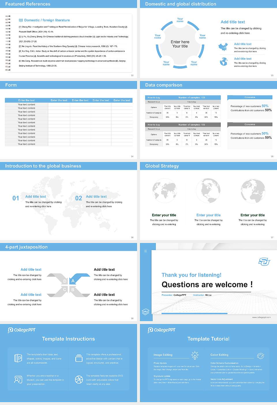 Southern University and a & M College Thesis Proposal/Graduation Defense PPT Template16:9 ratio PPT effect preview image4