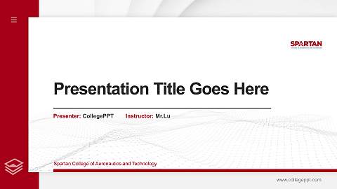 Spartan College of Aeronautics and Technology Thesis Proposal/Graduation Defense PPT Template