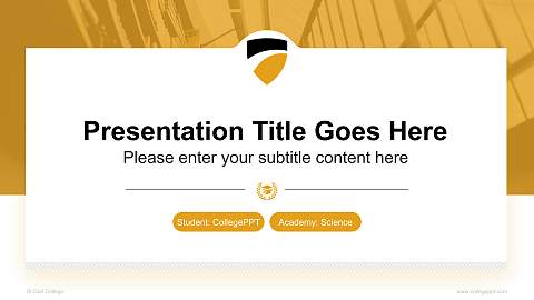 St Olaf College National Scholarship Defense PPT Template
