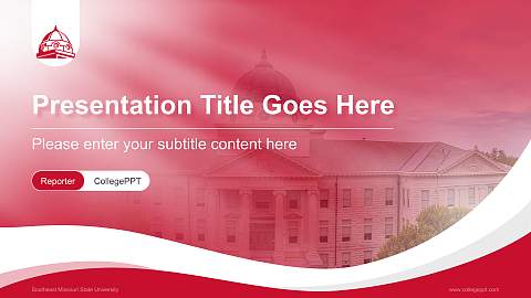 Southeast Missouri State University Lecture Sharing and Networking Event PPT Template